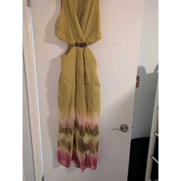 ZARA WOMAN SS24 TIE DYE CUT Out Tie Dye MIDI DRESS MULTICOLORED | XS - Picture 12 of 13